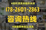 冰箱水道清洗方法——保持冰箱用水的安全和清洁（简单易行的清洗步骤）