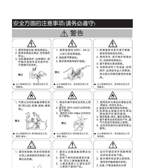 洗衣机报警时如何安全开门处理（解决洗衣机报警问题的关键步骤）